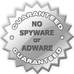 No Spyware or Adware Guaranteed